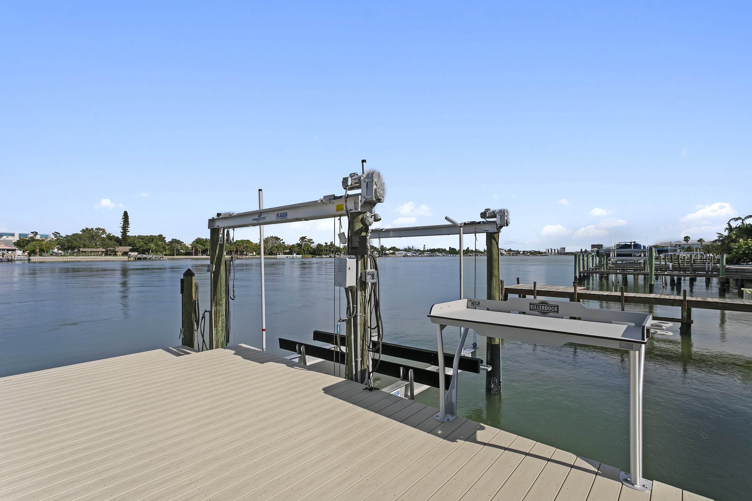 Private dock on the Intracoastal