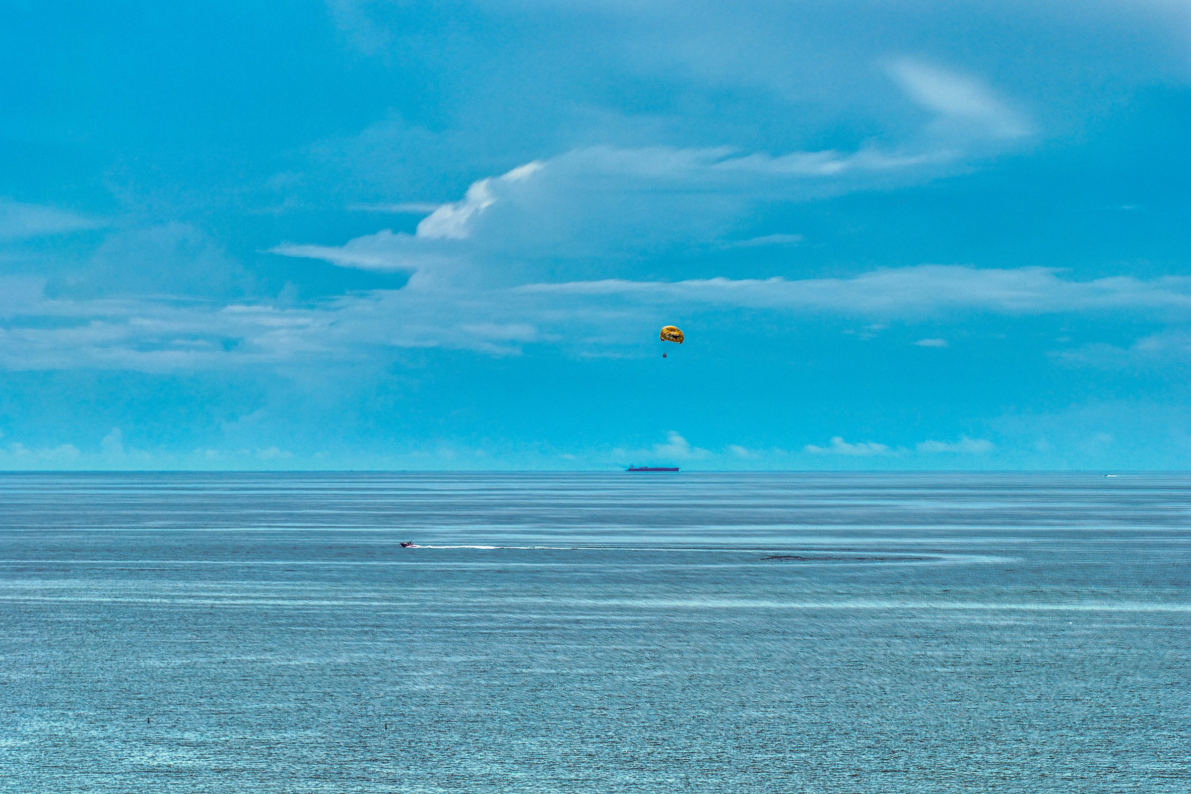 Open Gulf water off Treasure Island